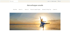 Desktop Screenshot of danceshoppe.com